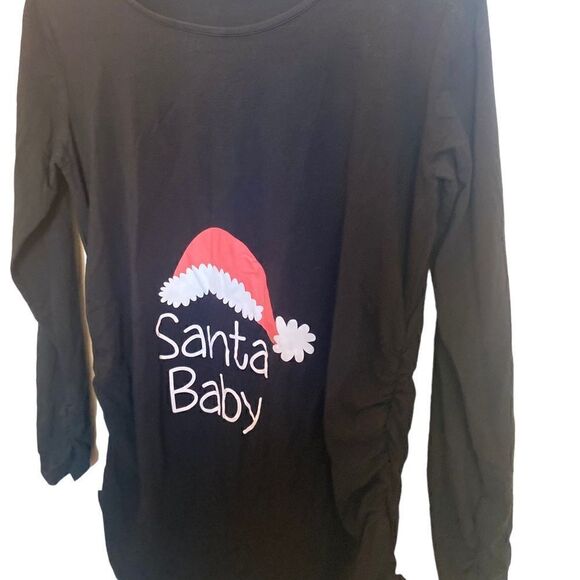Christmas and Holiday Maternity Tops Size Large - Picture 3 of 10